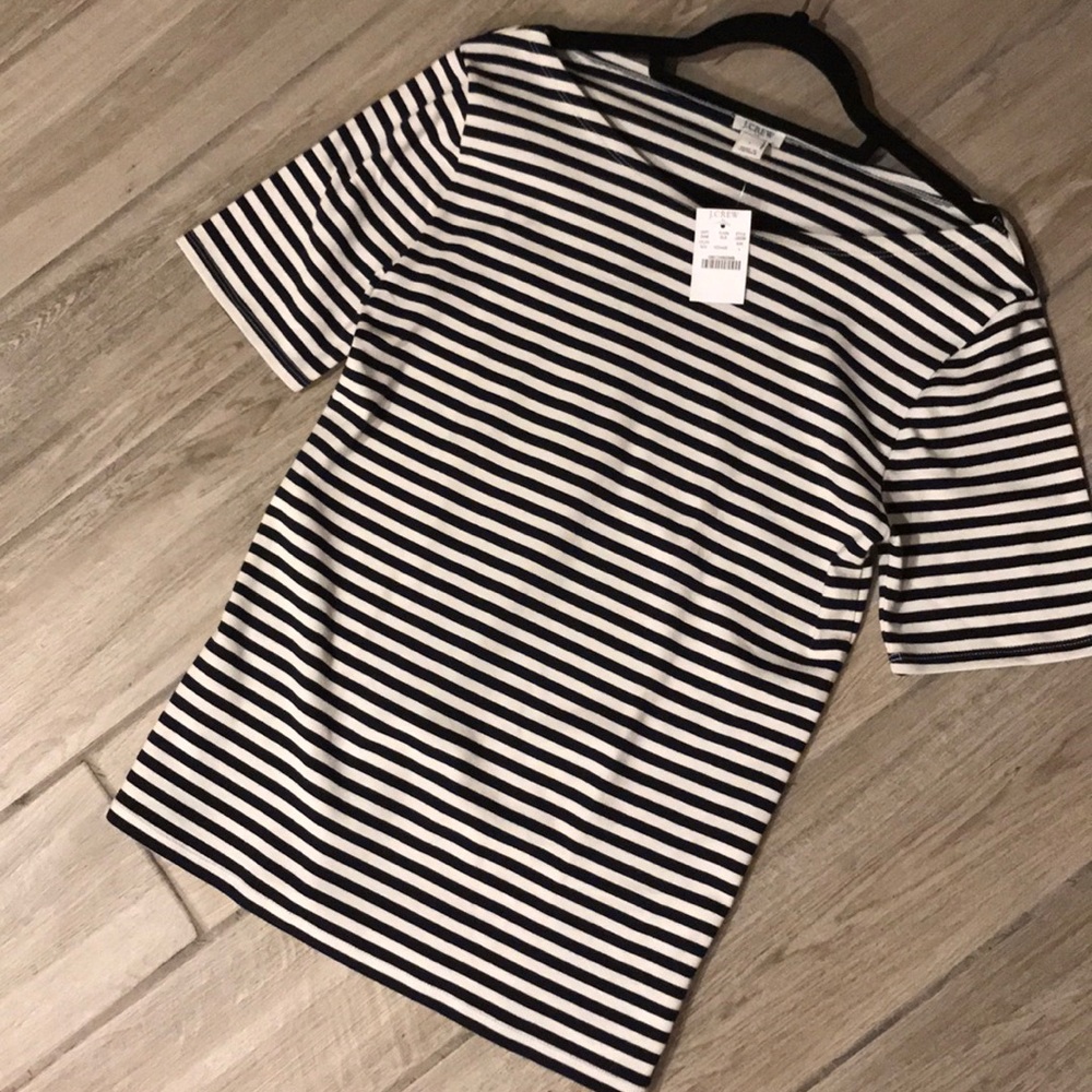 Blue & White Stipe JCrew Factory shirt